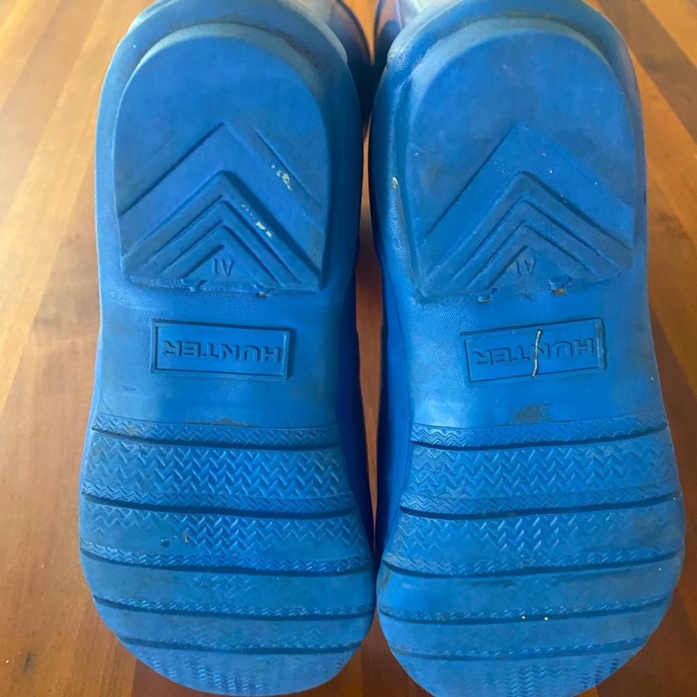 Blue Medium Height Hunter Boots - image 3